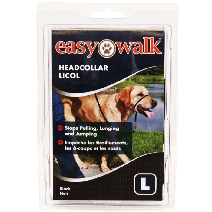 Premier ЛЕГКА ПРОГУЛКА (Easy Walk) тренувальний нашийник для собак, великий, чорний.